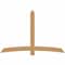 Ekena Millwork Bellingham Timber Gable Bracket, Western Red Cedar, 84"W x 56"H x 3 1/2"D x 5 1/2"F, 16/12 Pitch GBW084X56X0406BEL00SWR - alternate 1